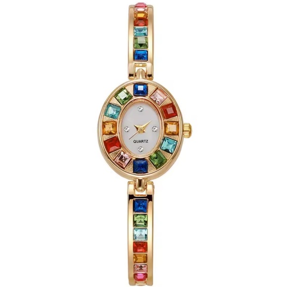 Vintage Gold Multicolor Quartz Watch main image 7